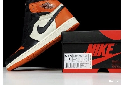 1 BACKBOARD” HIGH RETRO “SHATTERED OG MENS JORDAN AIR 1124